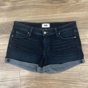 Paige size 27 cuffed denim shorts